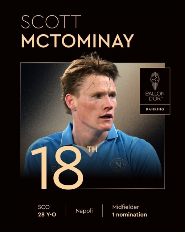 Thức ăn cho tình cảm! 👀mctominay và K77 Golden Ball mỗi người giành được một phiếu bầu, cả hai từ cá
